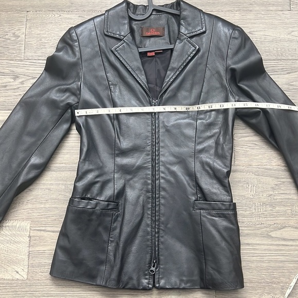 🔥DANIER🔥 | Black leather bomber jacket - Picture 11 of 13